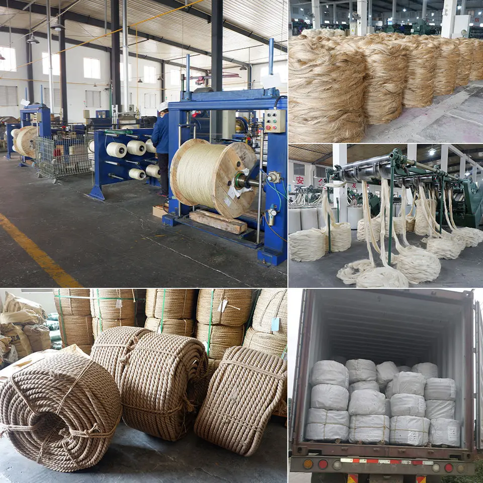 Real Manila Rope Abaca Packing Strands of High Breaking Force 3/4' 1/2'