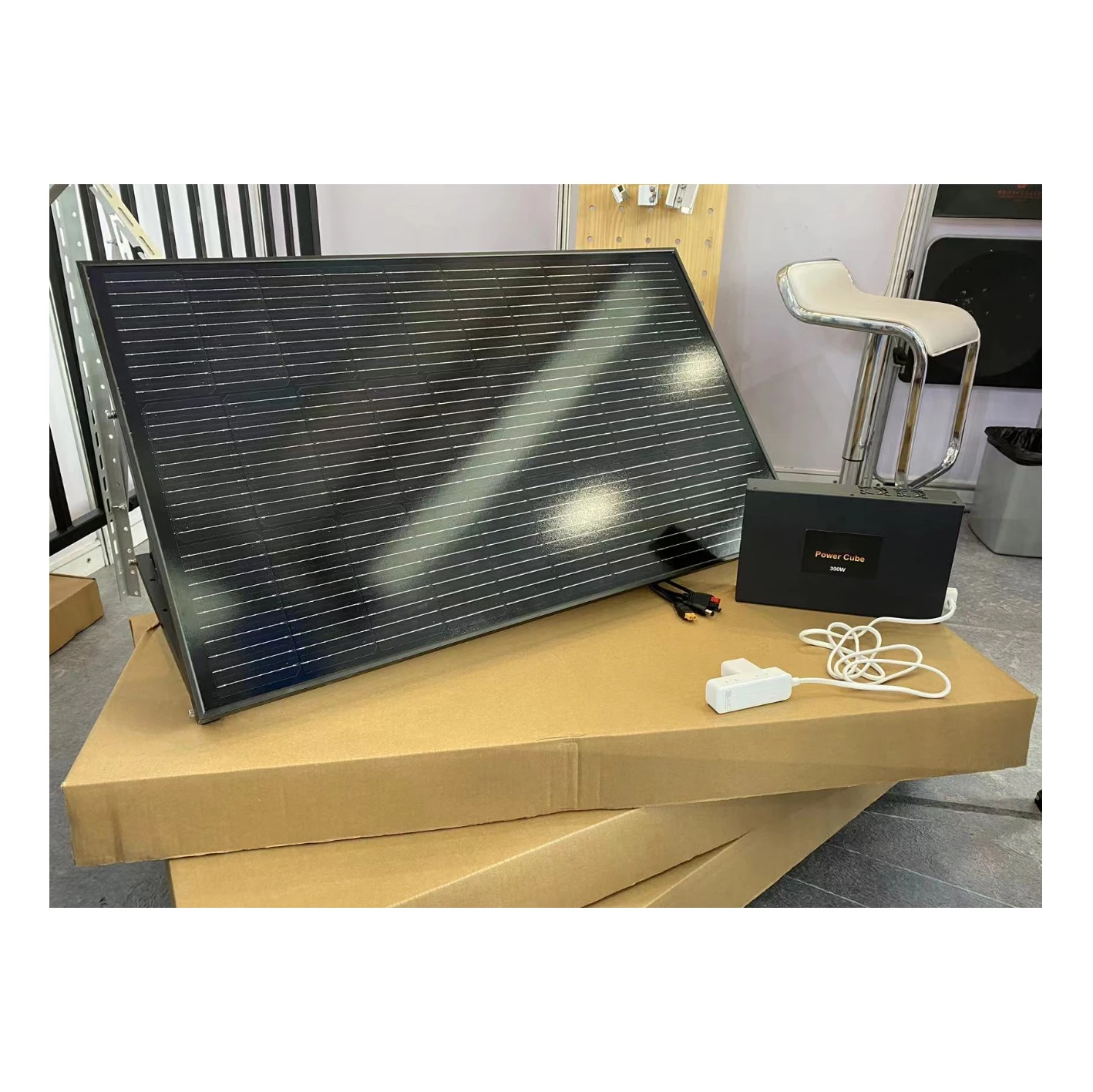 Home use 100W 300W 410W 600W 800W solar micro inverter solar panels on grid tied balcony solar system with battery LiFePO4