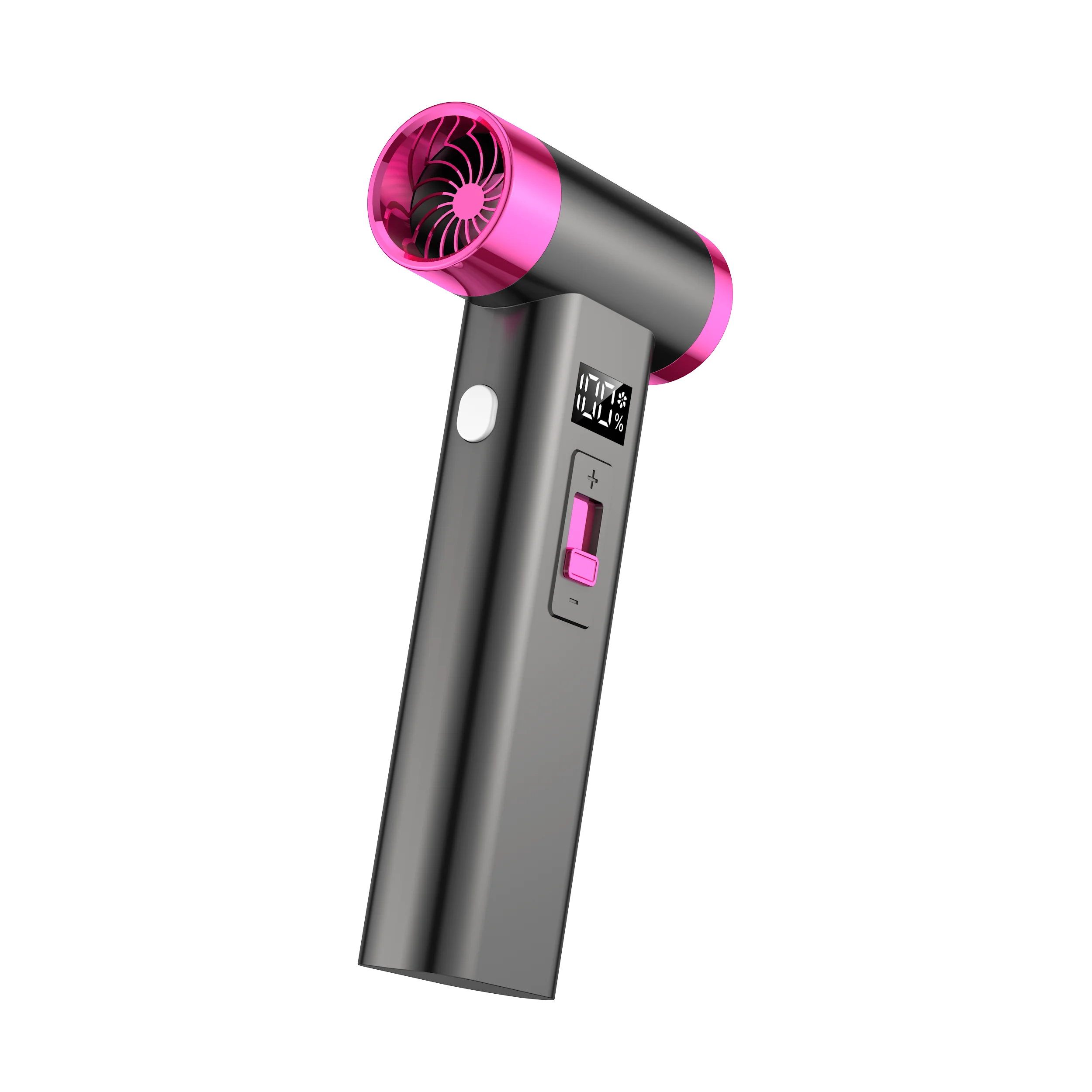 110000 RPM Portable Hair Dryer Turbo Powered Jet Fan Blower LCD Display Air Blower High Speed Mini Blow Dryer 9 Gears