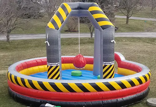 
Hit and run inflatable wrecking ball, inflatable basketball games 