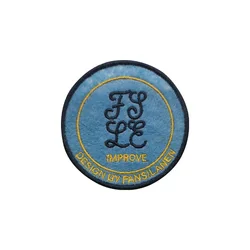 Tag badge LOGO decorative woven edge embroidery  TPU printing embroidery polyester sand line silicone label logo