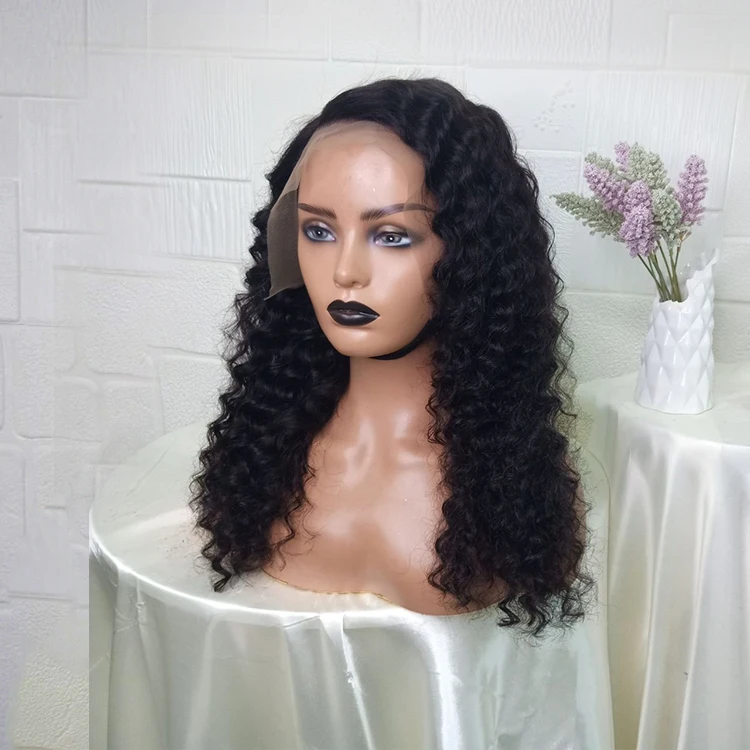 
Hot Beauty 10a Grade Brazilian 13x4 Deep Wave Lace Frontal Cuticle Aligned Human Hair Wigs Dropshipping Vendors Wholesale Prices 