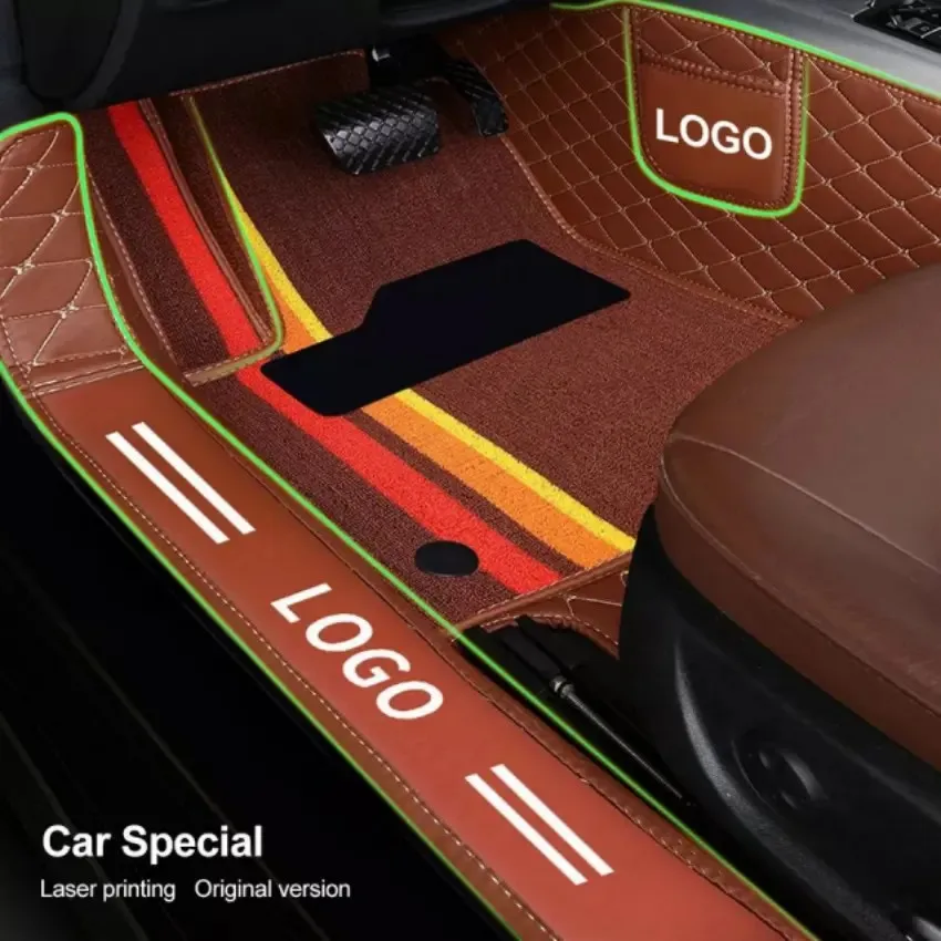 Car Carpet Foot Mat Waterproof Non Slip Universal Tapetes En 3d Para Auto Car Floor Mats Carpet