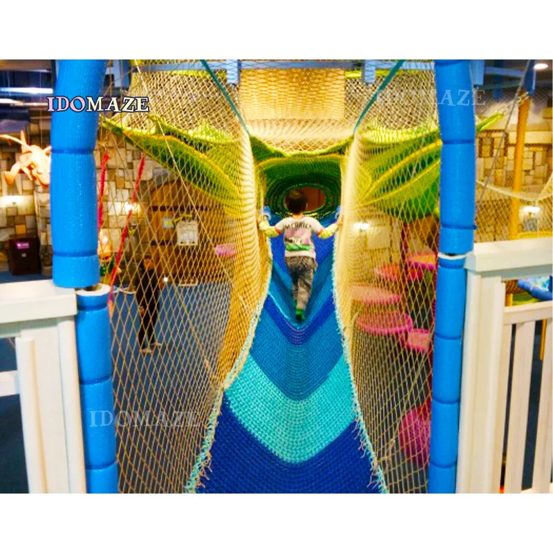 IDO MAZE Trending Indoor Ninja Playground Zip Line Indoor Urban Air Adventure Parks