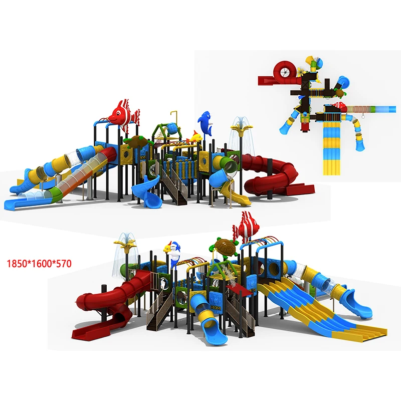 Commercial water parks designing slides water park playground for sale