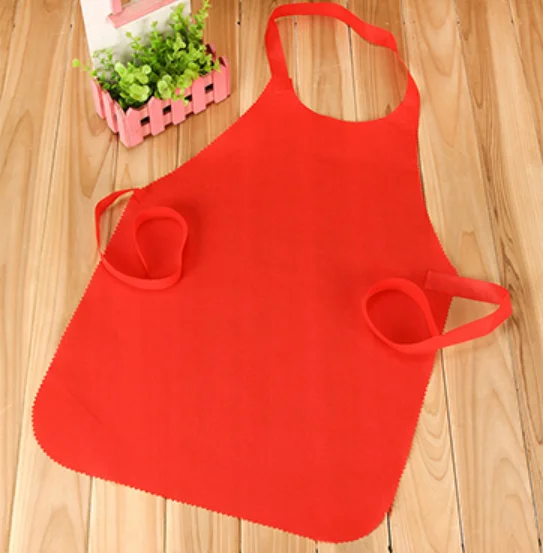 Wholesale Non Woven Painting Waterproof Disposable Apron for Kitchen Cleaning Room