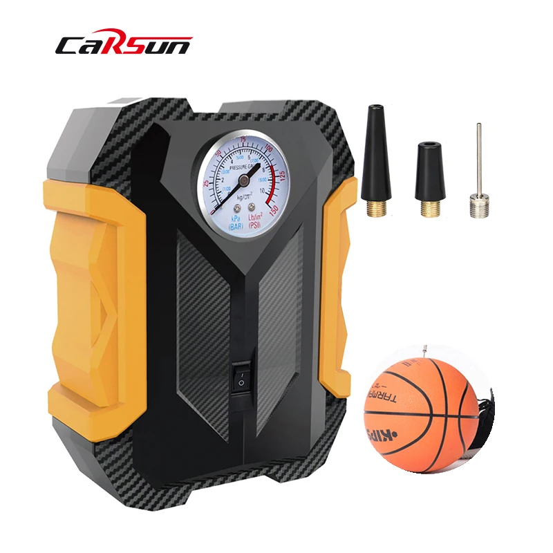 CARSUN Yiwu Brand Factory Vehicle Tools Best 12V Automatic Car Air Pump Inflator
