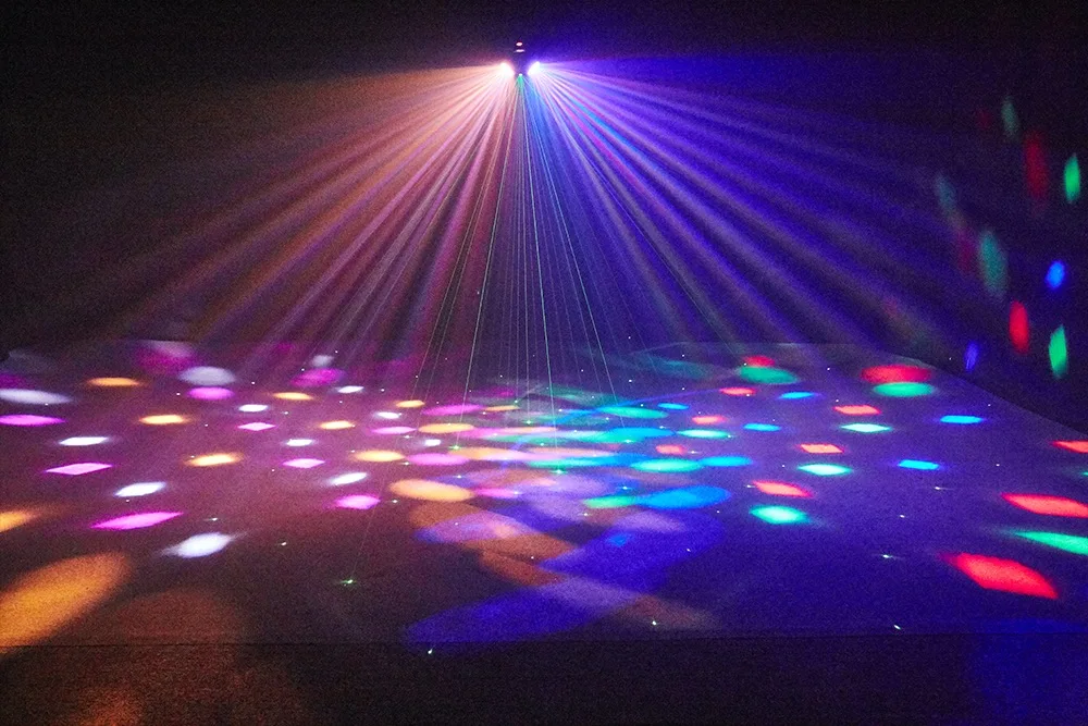 New Design Mini 36W Kaleidoscope Moving Head Light Green Laser Dmx Disco Lights With Remote Controller