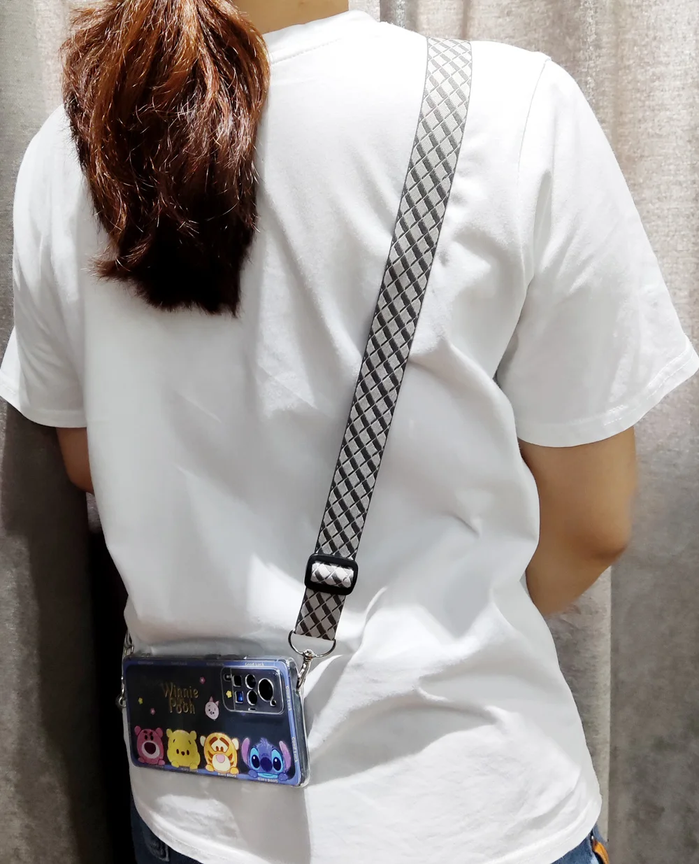 Модный и простой коричневый Чехол для мобильного телефона из полиэстера с одним плечевым ремнем ремешки