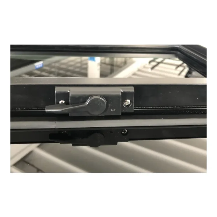 Aluminum alloy Double acrylic right Angle Caravan trailer RV sliding window