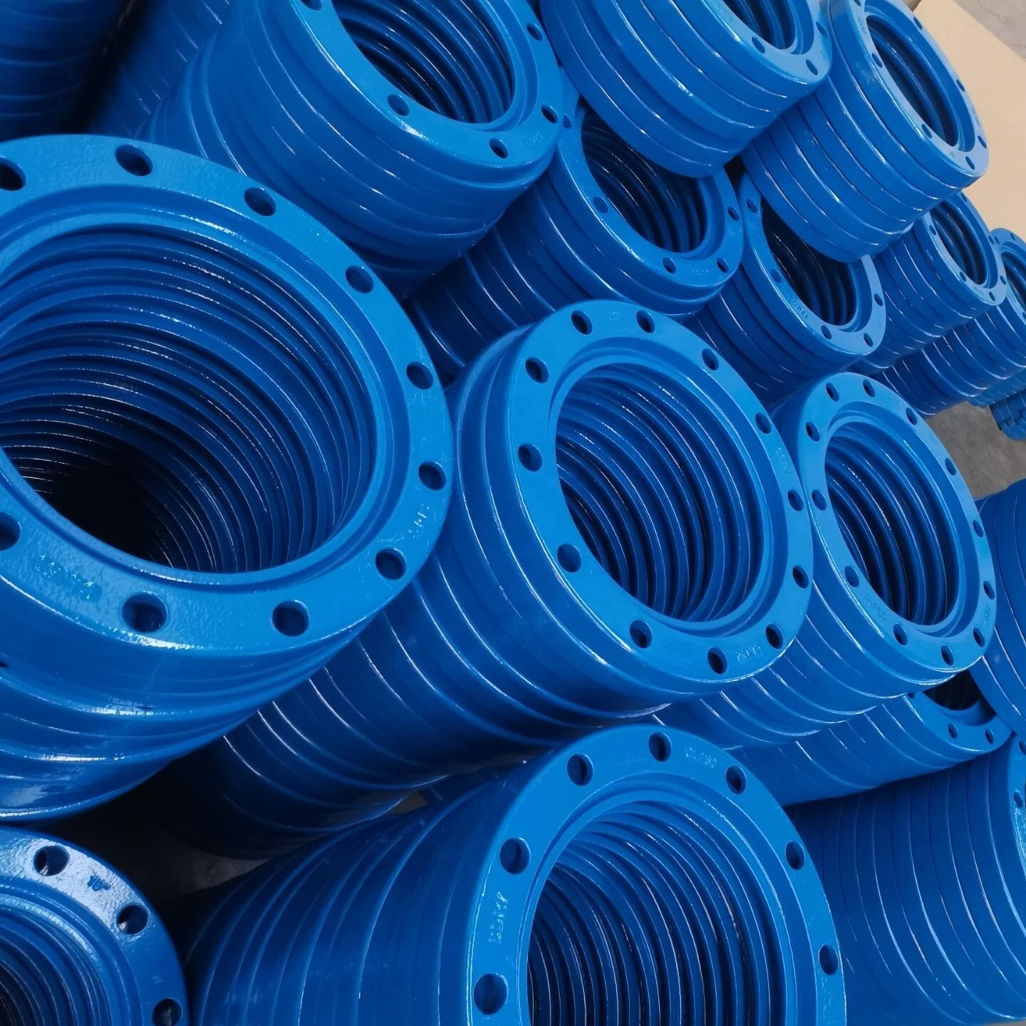 Фланец из ковкого чугуна ISO7005 EN1095 для фланцевого адаптера HDPE