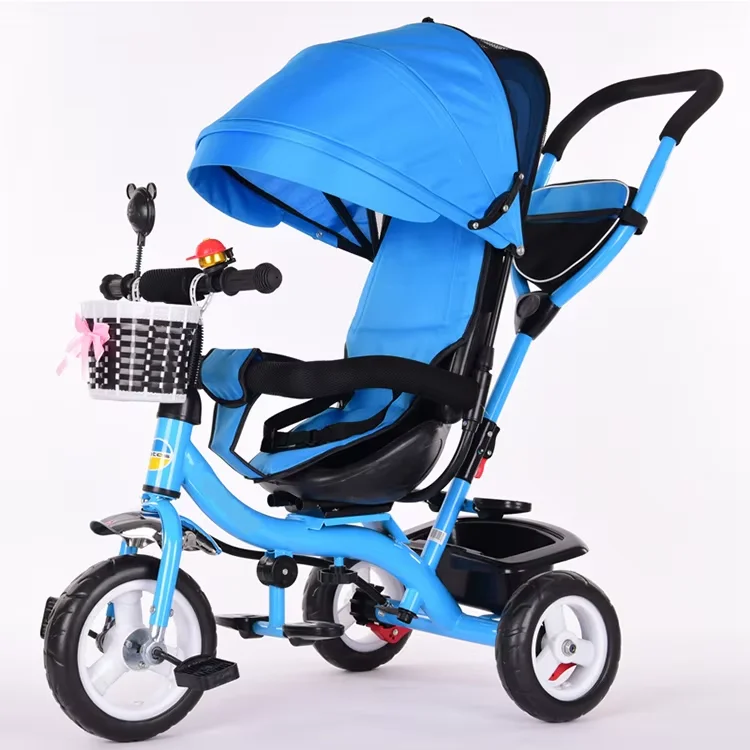 Горячая Распродажа Multifuncional детский велосипед 3 колесный для детей Triciclo Com Capuz Infantil трехколесный