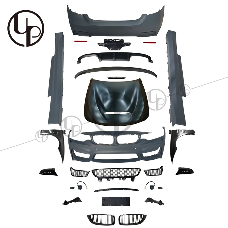 PP Material Auto Car Body kits Parts for 4S F32 F36 M4 style with Great Quality Body kit Car Bumpers
