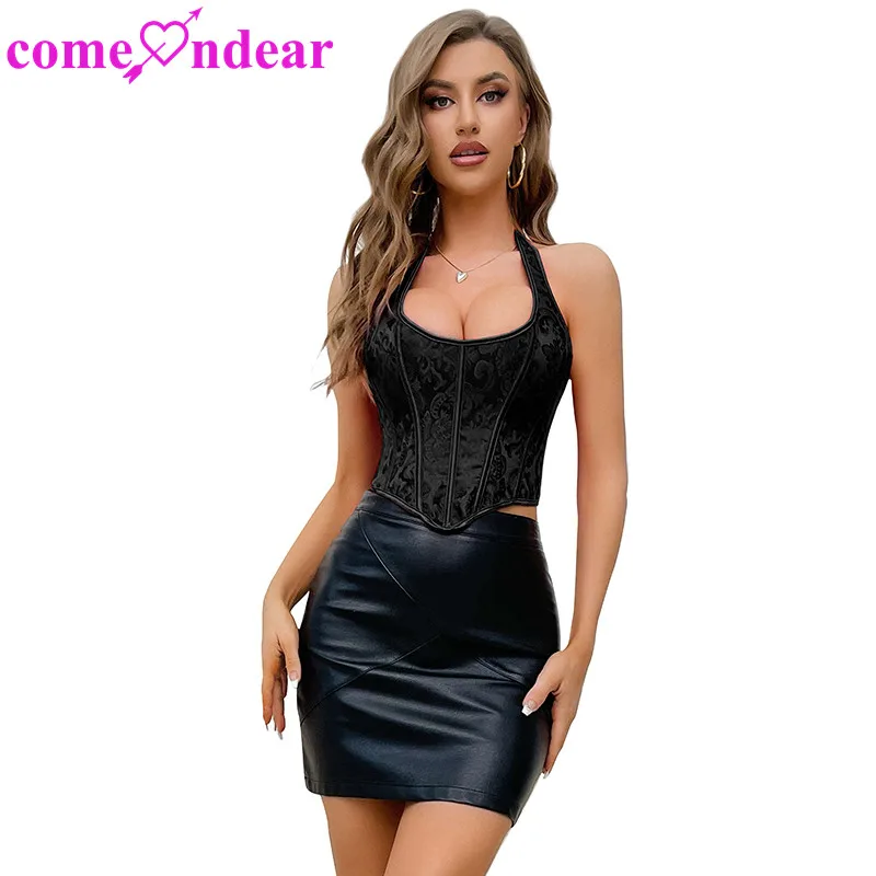 New Arrival High Quality Black 13 Pieces Plastic Bones Sexy Corset