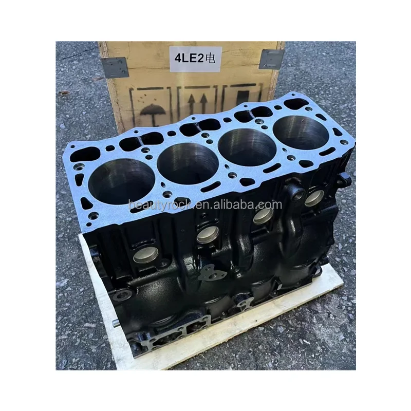 Excavator Parts 4LE1 4LE2 Diesel Engine Cylinder Block SY75 Cylinder Block