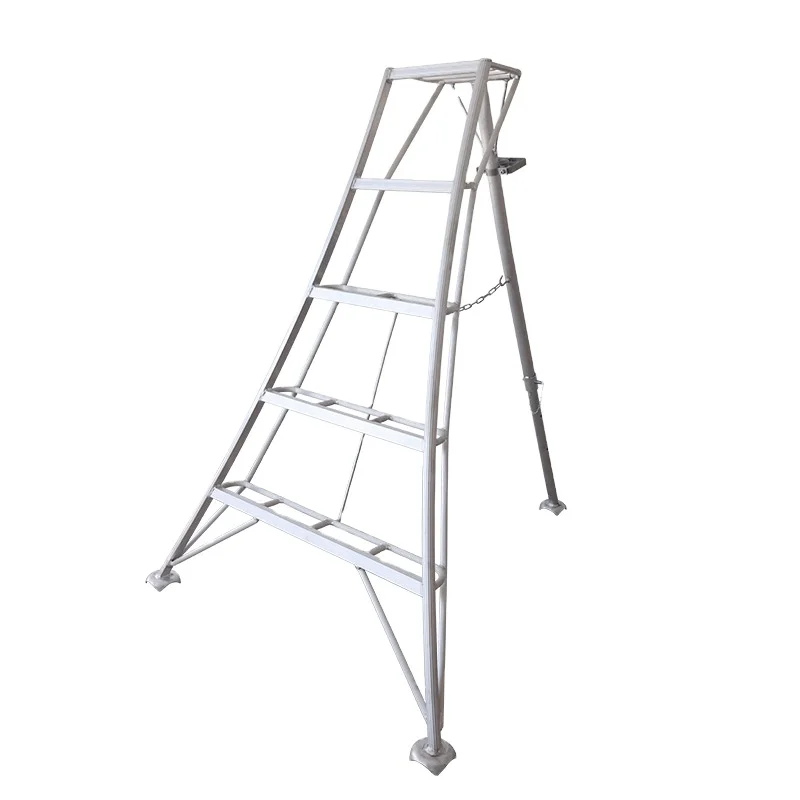 Multi-Size Foldable Orchard Aluminum Tripod Ladder Safety Working Platform Ladder For Fruit Picking Up And Tree Pruning
