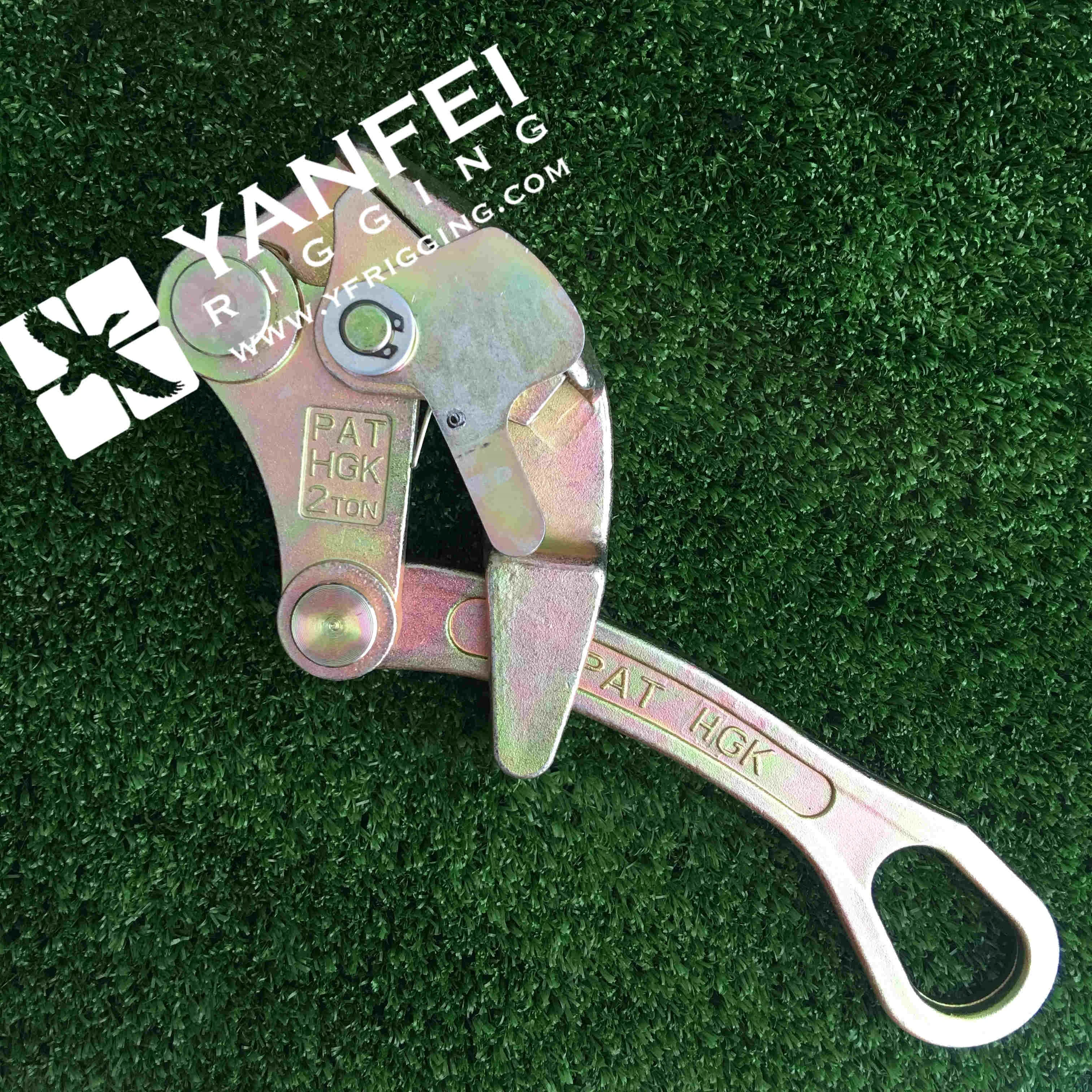 Flexible 4ton Wire Rope Gripper For Cable Puller Tool