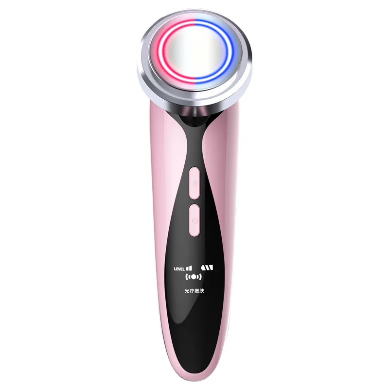 Face Skin Ems Mesotherapy Electroporation Rf Radio Frequency Facial Led Photon Skin Care Device Face Lift Tighten Beauty Machine