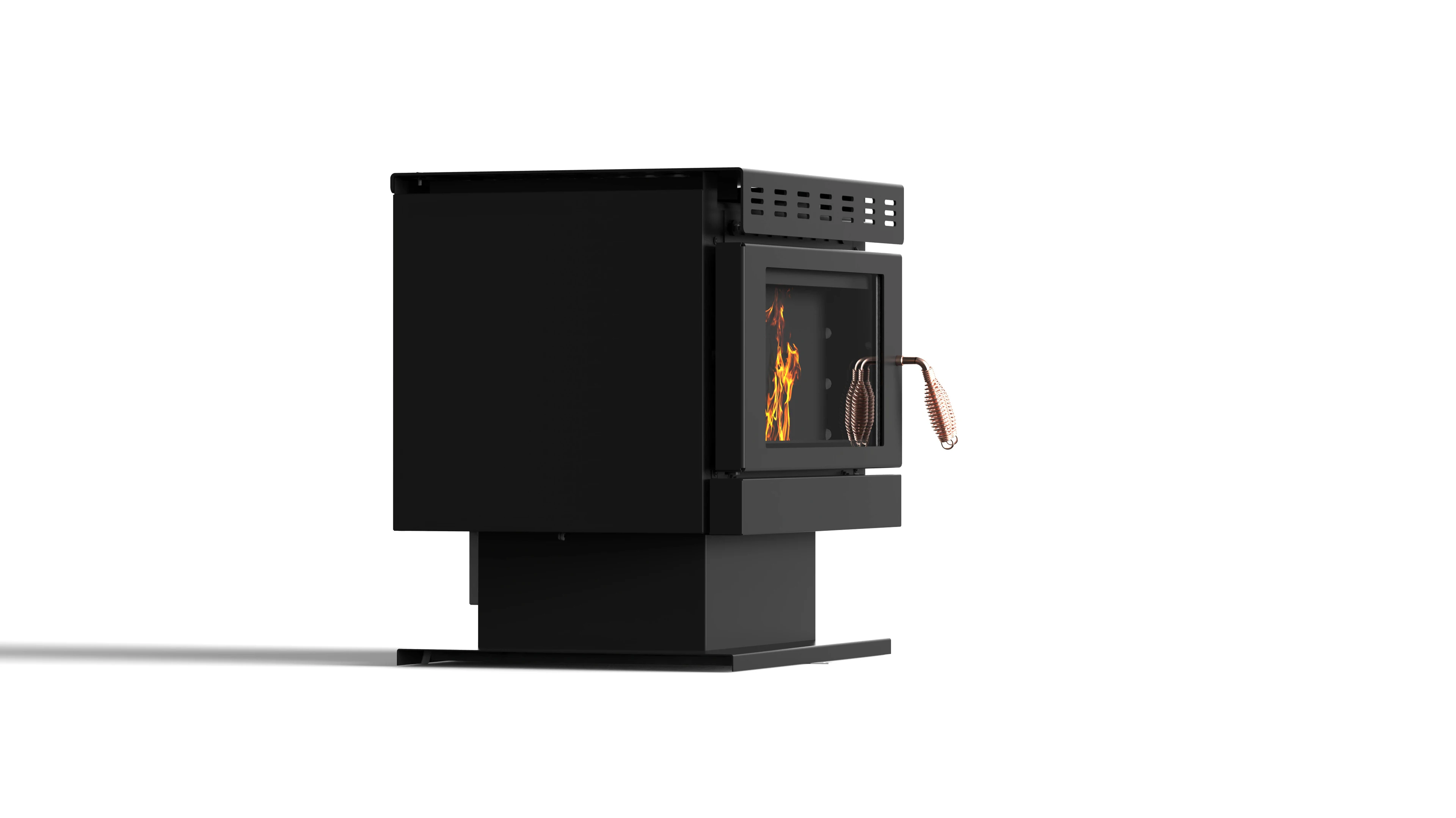 R1201A Factory Direct Wood Burning Steel Plate Freestanding Indoor Fireplace and Stoves