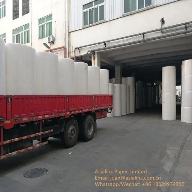 Virgin Wood Pulp Sanitary Napkin Tissue Paper Jumbo Roll Raw Material for Making Tissue Papers Napkin Serviette Tissue