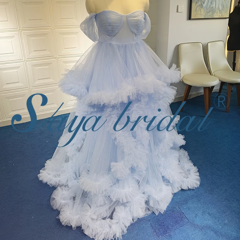 tulle robe photo dress Summer 3d Shoulderless Elegance Maternity Dress for Pregnant Women