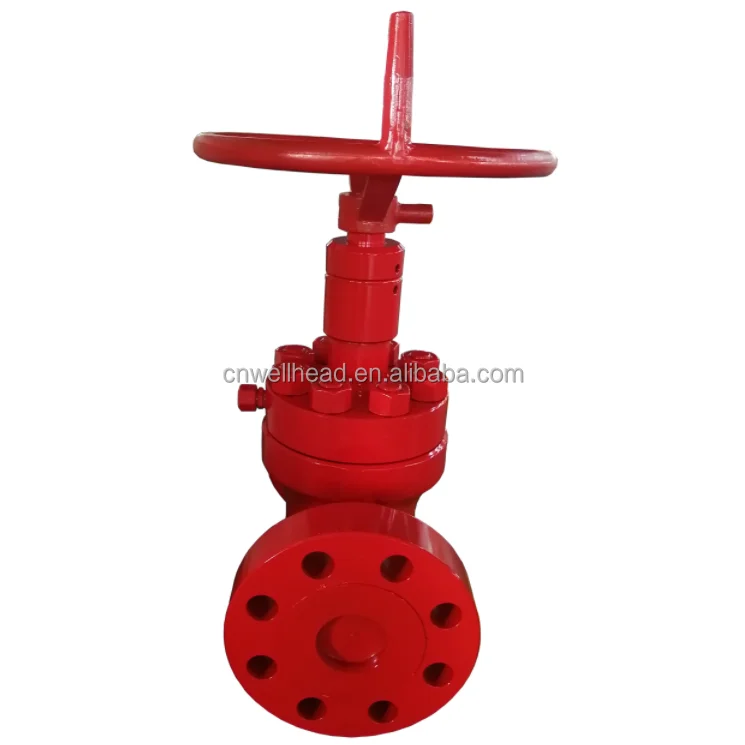 JIANGSU WELLHEAD PRODUCE HIGH QUALITY API 6A HIGH PRESSURE FORGED FLS MANUAL OPERATED SLAB GATE VALVE WITH FLANGE CONNECTIONS