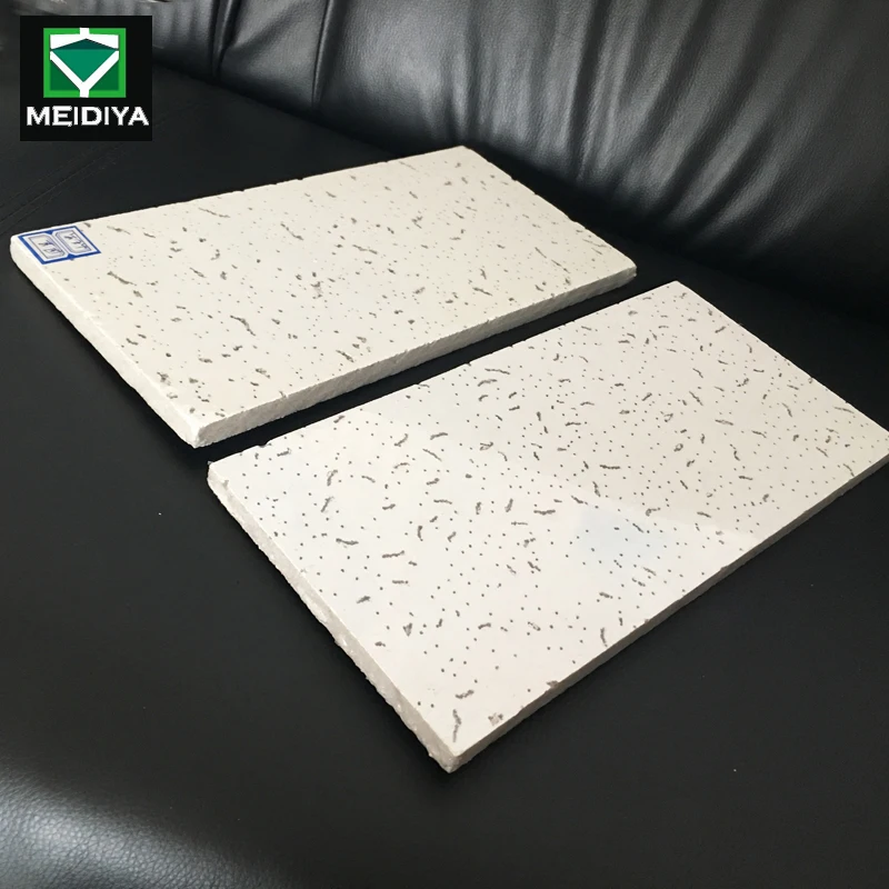 Soundproof mineral fiber board with size 595x595mm thickness:12mm,15mm,14mm,16mm,etc pine hole, fissure beautiful designs