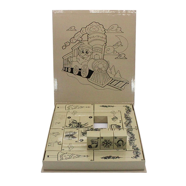 Top Selling custom advent calendar box christmas advent calendar box advent calendar chocolate box
