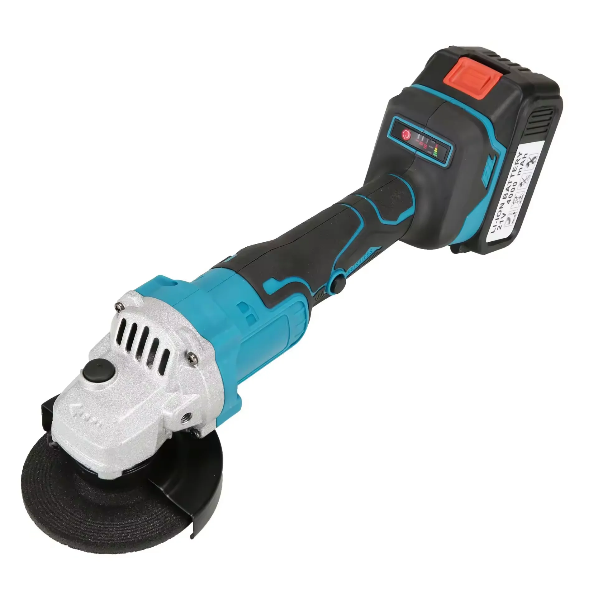 Portable 2-in-1 Cordless Impact Wrench and Angle Grinder Combo Kit Hammer Drill Power Tool Set