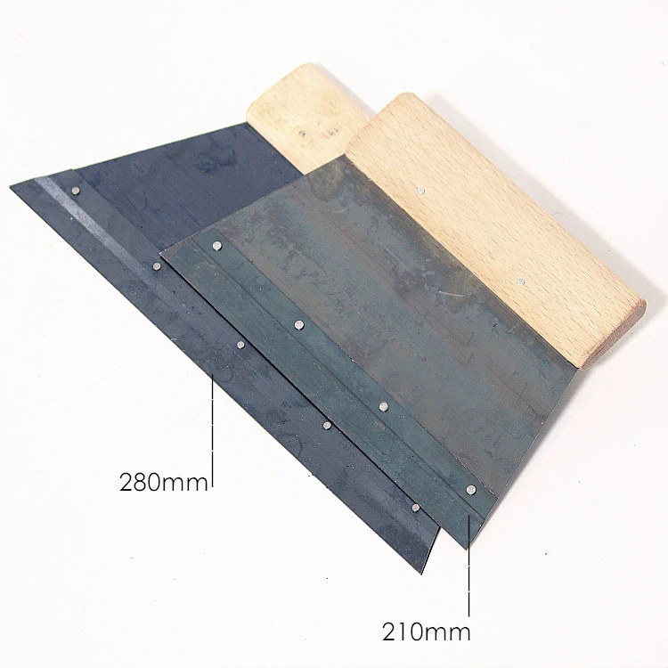 2020 PVC plastic floor construction tools glue scraper rack and pinion adhesive trowel