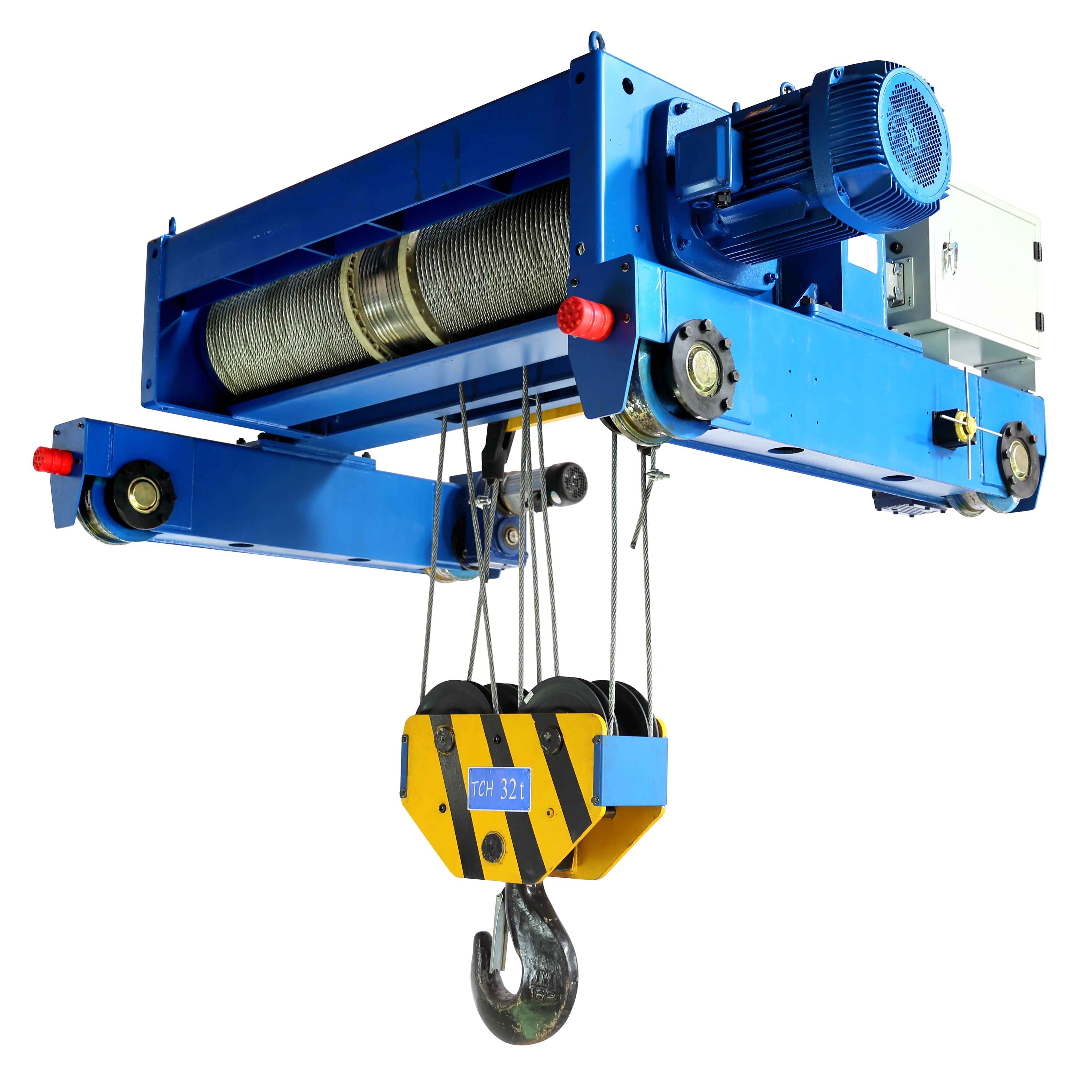VISION Electric hoist European style wire rope hoist double girder crane hoist