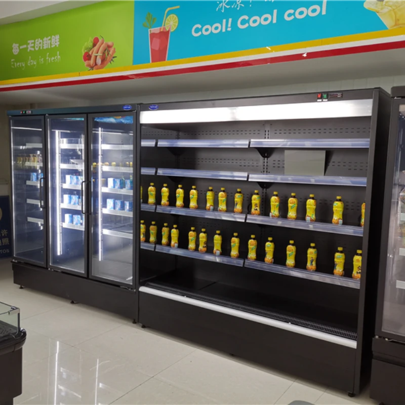 Drinks Display Chiller Glass Cooler Upright Refrigerator