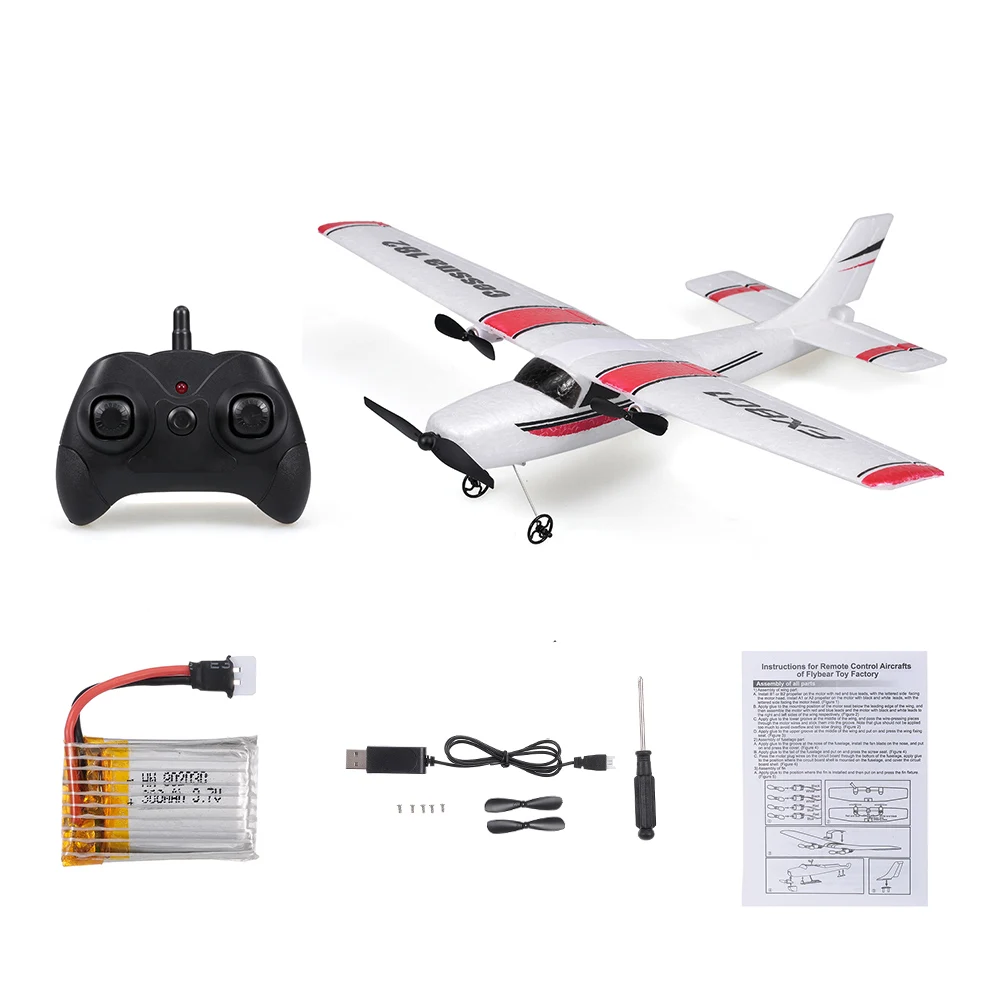 HOSHI FX801 FX-801 RC Plane EPP Foam Glider Airplane Gyro 2.4G 2CH RTF Remote Control Wingspan Aircraft Funny Boys Airplanes