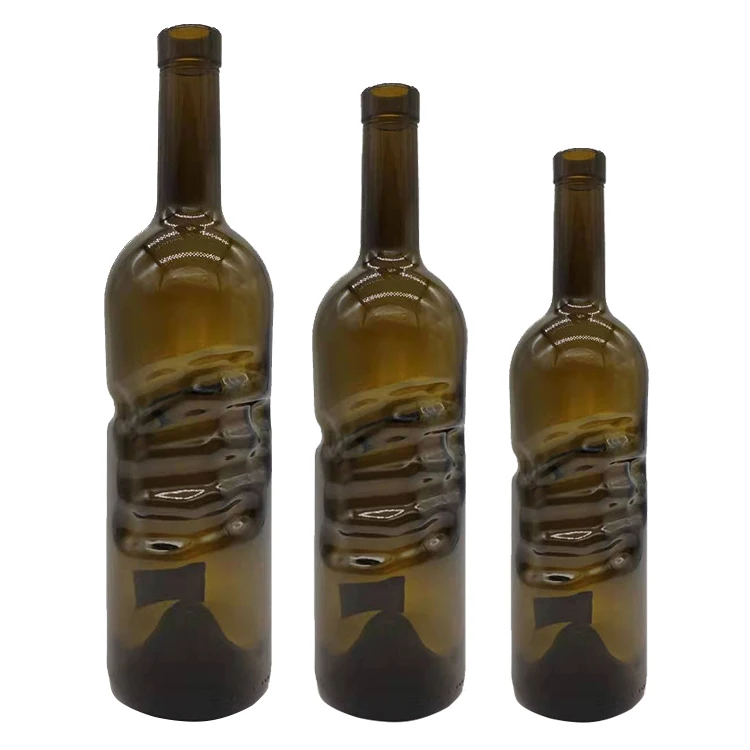 Low price hot selling best quality customizable 375ml red wine glass bottle