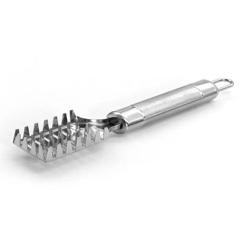KingForce Fish Scale Peeler Stainless Steel fish skin scraping scale peeler kitchen tools gadget