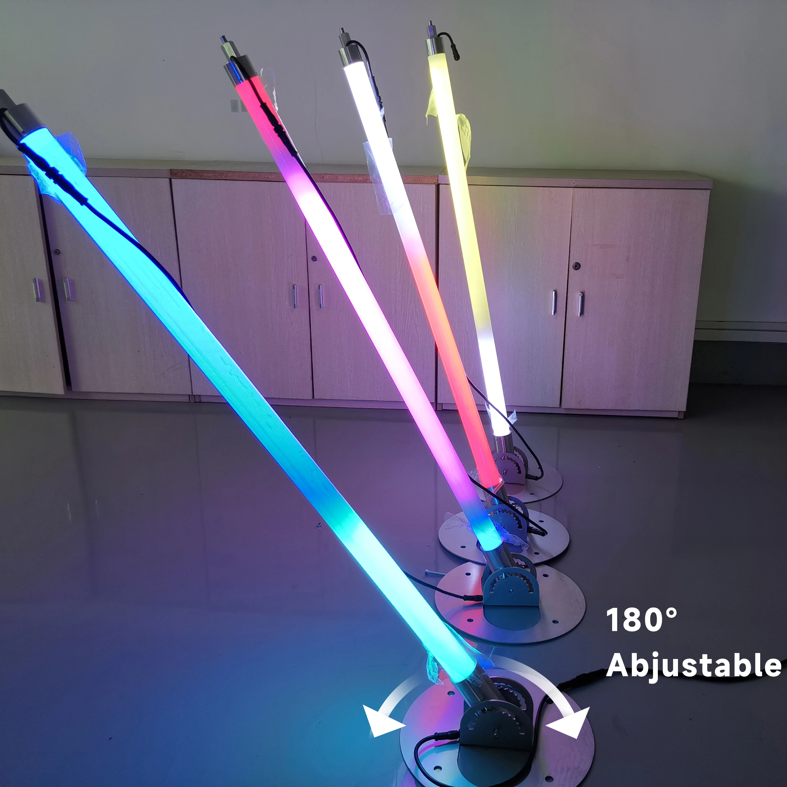 3D DMX controller LED Meteor Tube with starfall for ceiling and wall