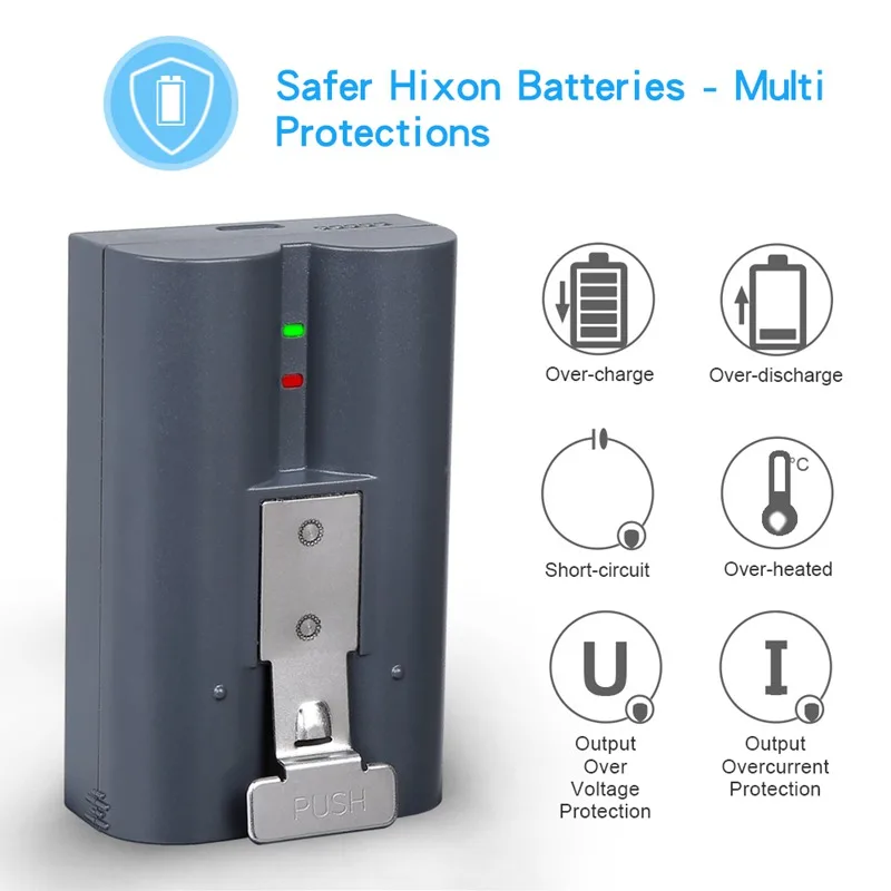 Аккумулятор Hixon 3 65 В 6200 мА · ч микро модернизированное кольцо CCTV Stick Up Cam 6 месяцев питания для кольцевого видео дверного звонка