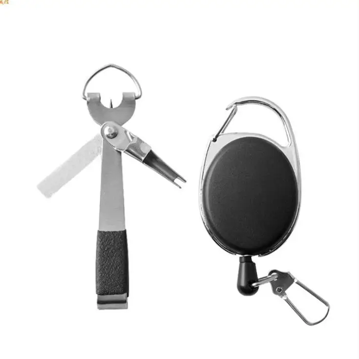 WeiHe Fishing Line Cutter Scissors Fishing Pliers Fishing Knot Needle Tie-Faster Fast Tools Accessories Kit Set Portable