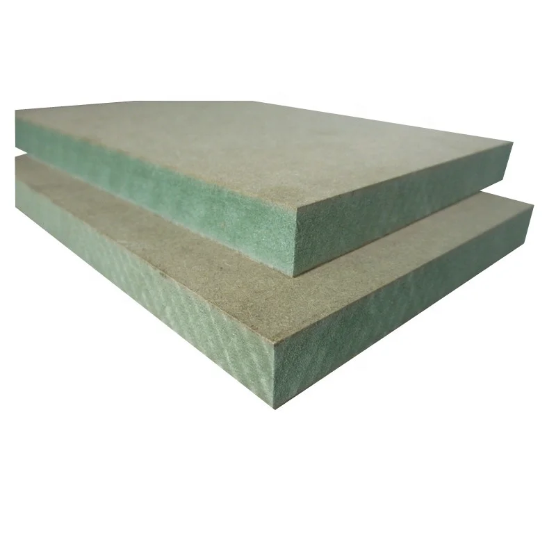 MDF Wood Board 16mm18mm 20mm 25mm board Moisture proof green MDF size 1220*2440mm
