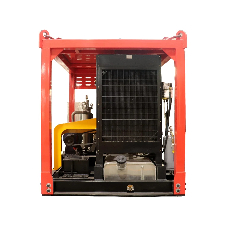 high pressure waterblasting pump unit PW-103-DD diesel engine jetting equipment 2800bar