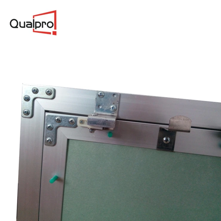 Removable recessed aluminum alloy drywall access covers panel