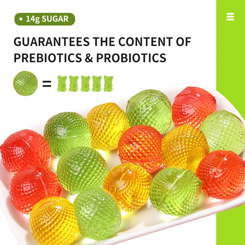 vagina body detox lactobacillus acidophilus probiotic and prebiotic gummies supplements for women probiotic gummies