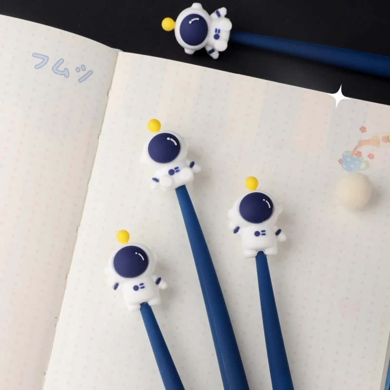 Cute Space Travel Astronaut ShakingGreen PVC Gel Pens Neutral pen Rollerball pen 0.5mm