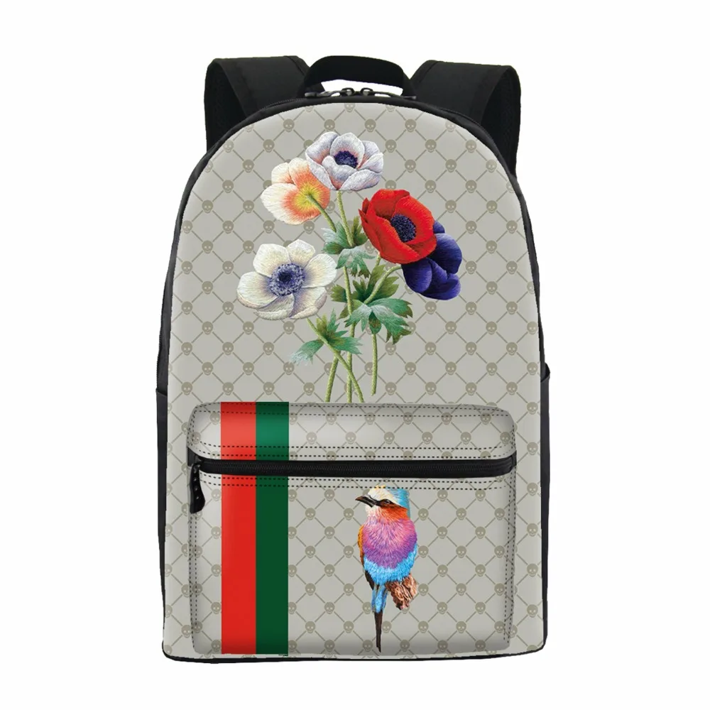 2022 New Designer One2 Spring Latest Promotional Embroidery Women Bag Backpack