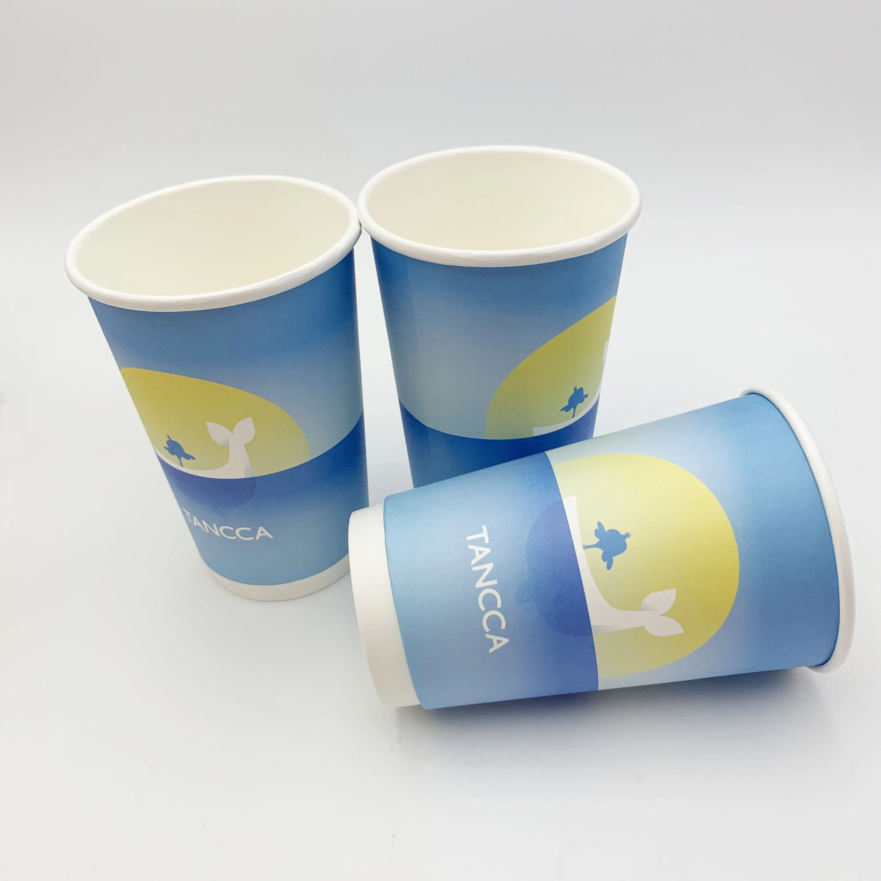 Factory Price Custom Logo Disposable 8oz 12 oz Coffee Cup For Take Away