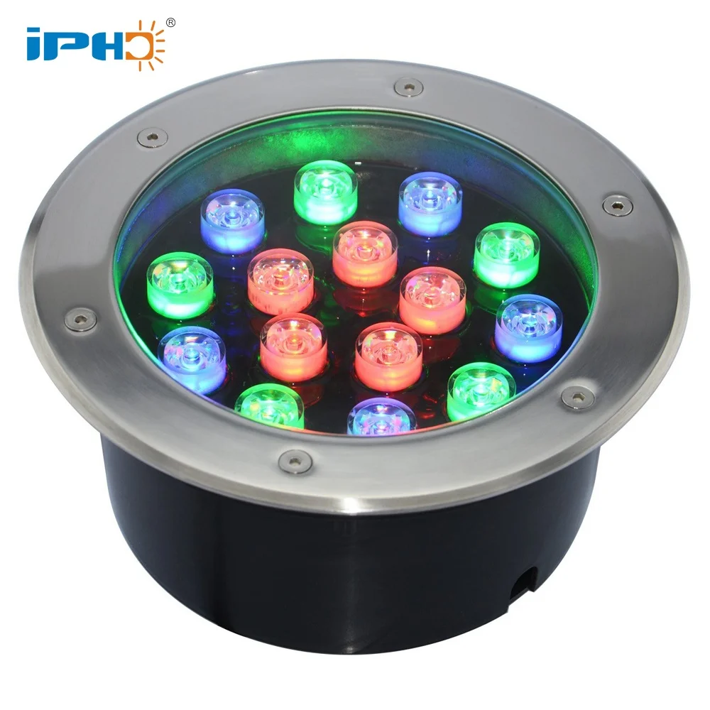 15W Rgb Underground Light Waterproof Ip65 Landscape In Ground Rgb Outdoor Led