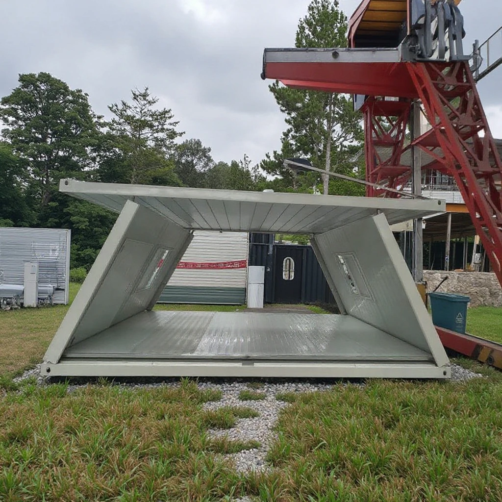 Быстро устанавливаемый складной контейнерный дом 20 футов