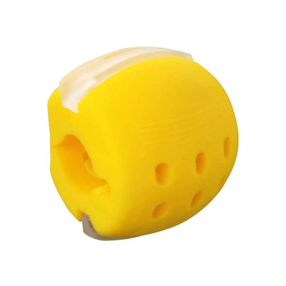  30-50 Lbs New Food Grade Silicone Face Jaw Trainer Facial Bite Muscle Chew Device Neck Mandibular Exerciser Jawline Fitness