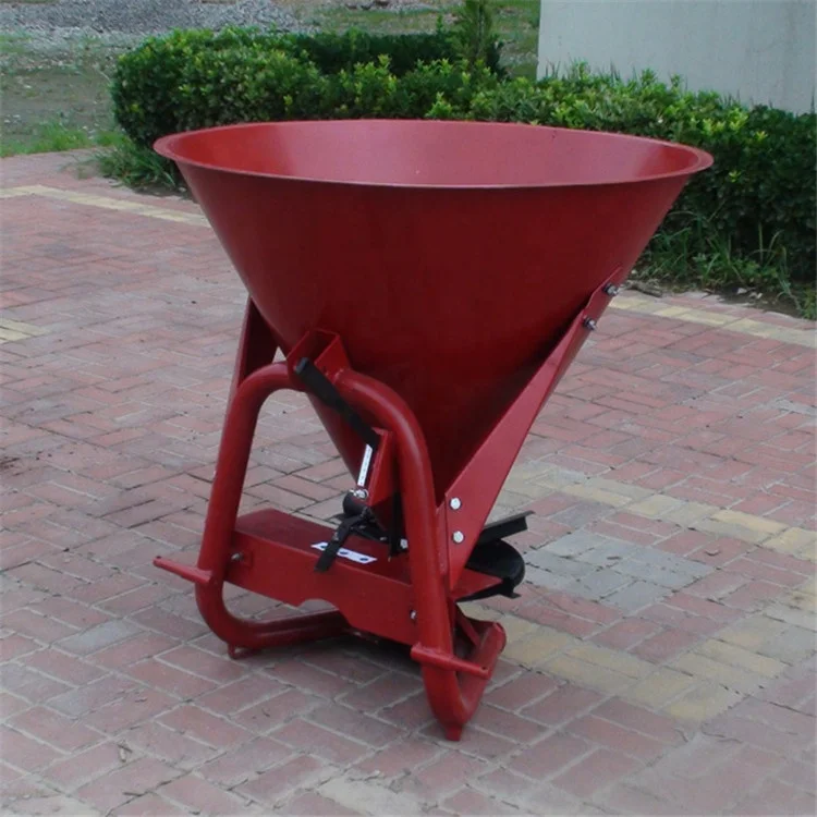 3 point linkage tractor seed spreader  for broadcasting Granular fertilizer and grass seed