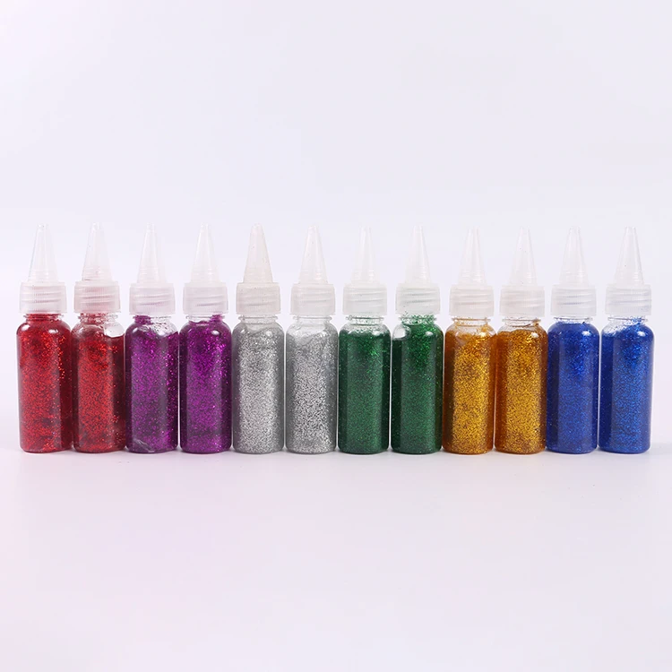 Top Selling Sparkling DIY Glitter Glue Non-toxic Bottled Glitter Glue For Kids Painting Crafts